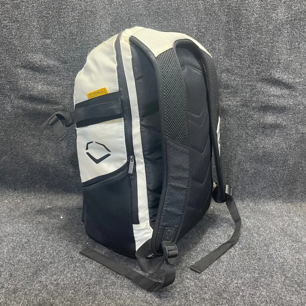EvoShield WTV9100 Grandstand Bat Pack Baseball Softball Backpack Bag White Black